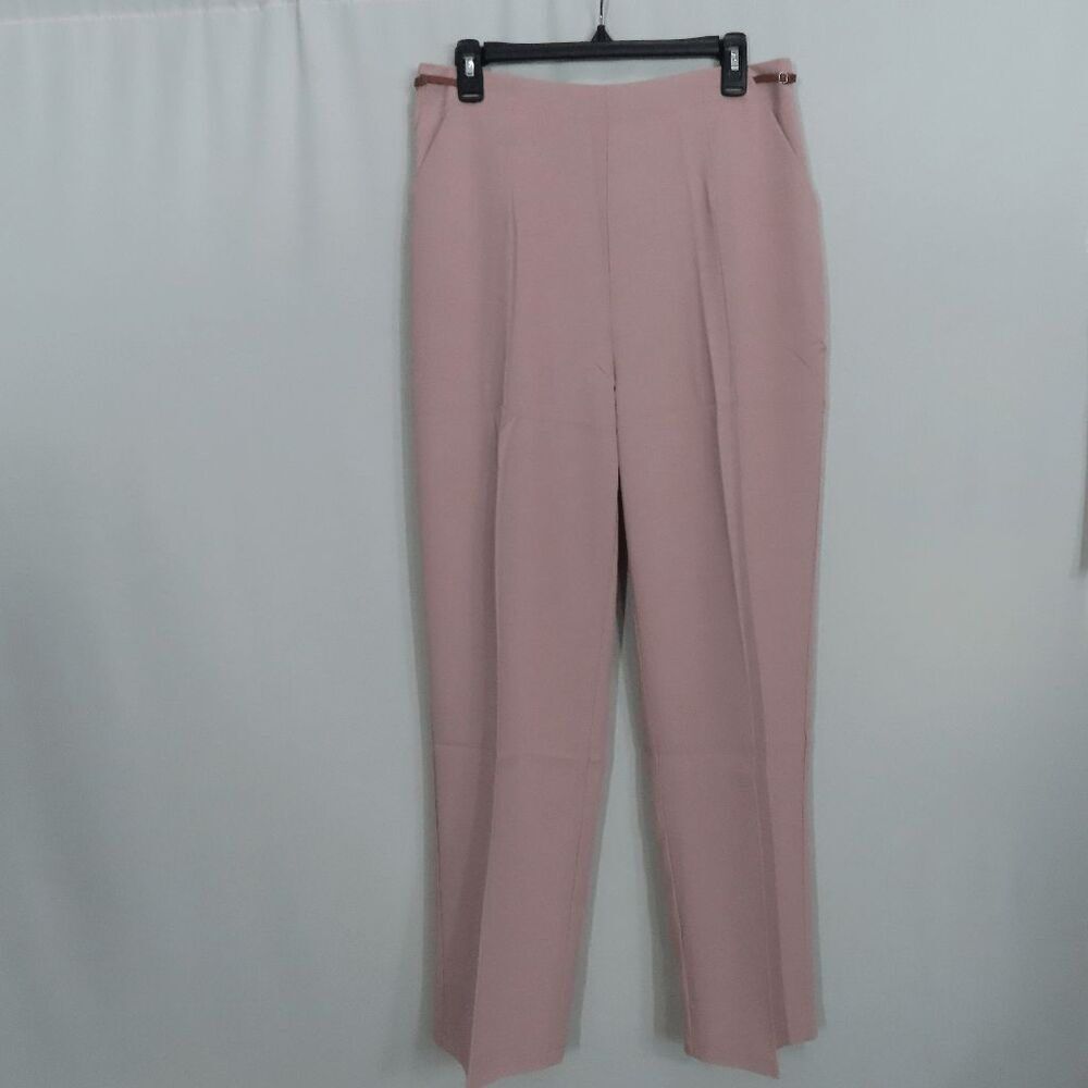 AREA STARS Blush Pink Everly Trouser Lightweight Slacks Side Zip Pants XL